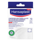 Hansaplast Soft Compress à 7,5 x 7,5 cm 10 kpl