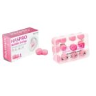 Haspro Moldable silikonikorvatulpat pinkki 6 paria
