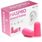 Haspro Universal korvatulpat pinkki 10 paria