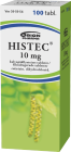 HISTEC 10 mg 100 tablettia, kalvopääll