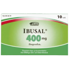 IBUSAL 400 mg 10 fol tabl, kalvopääll