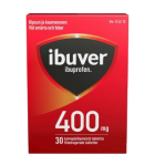 IBUVER 400 mg 30 fol tabl, kalvopääll
