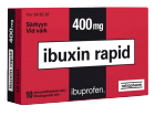 IBUXIN RAPID 400 mg 10  tablettia, kalvopääll