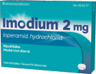 IMODIUM 2 mg 8  tablettia, kalvopääll