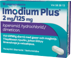 IMODIUM PLUS 2/125 mg 12 tablettia