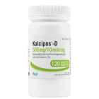 KALCIPOS-D 500 mg/10 mikrog 120 kpl tabl, kalvopääll
