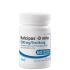 KALCIPOS-D MITE 500 mg/5 mikrog 60 kpl tabl, kalvopääll