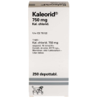 KALEORID 750 mg 250 kpl depottabl