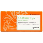 KESTINE LYO 20 mg 30 fol tabl, kylmäkuivattu