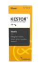 KESTOX 20 mg 30 fol tabl, kalvopääll