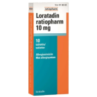 LORATADIN RATIOPHARM 10 mg 10 fol tabl