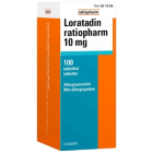 LORATADIN RATIOPHARM 10 mg 100 fol tabl