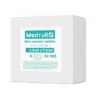 Medrull Non woven swabs kuitutaitos 4 krs 7,5cm x 7,5cm 50kpl