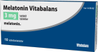 MELATONIN VITABALANS 3 mg 10  tablettia