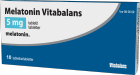 MELATONIN VITABALANS 5 mg 10 fol tabl