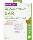 Mepilex Border hellävarainen sidos 10 x 10 cm, 2 kpl 