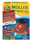 Möller Omega-3 Pikkukalat colanmakuinen kalaöljy- ja D-vitamiinivalmiste 45 kpl