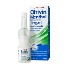 OTRIVIN MENTHOL SÄILYTYSAINEETON 1 mg/ml 10 ml nenäsumute, liuos, Khone-pumppu