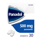 PANADOL 500 mg 30 fol tabl, kalvopääll