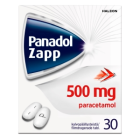 PANADOL ZAPP 500 mg 30 fol tabl, kalvopääll