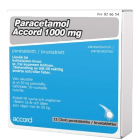 PARACETAMOL ACCORD 1000 mg 12 kpl poretabl