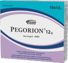 PEGORION 12 g 10x12 g jauhe oraaliliuosta varten, annospussi