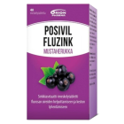 Posivil FluZink mustaherukka 40 imeskelytabl