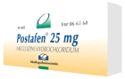 POSTAFEN 25 mg 10 fol tabl
