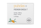 Puhdas+ Premium Omega-7 tyrniöljy 400 mg, 120 kaps