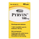 PYRVIN 100 mg 40 kpl tabl, kalvopääll