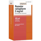 ROMETOR RATIOPHARM 2 mg/ml 125 ml oraaliliuos
