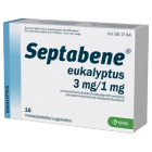 SEPTABENE EUKALYPTUS 3/1 mg 16 fol imeskelytabl