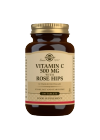 Solgar C-vitamiini + ruusunmarja (C + Rose Hips) 500 mg, 100 tabl.