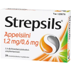 STREPSILS APPELSIINI 1,2/0,6 mg 24  imeskelytablettia
