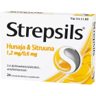 STREPSILS HUNAJA & SITRUUNA 1,2/0,6 mg 24 imeskelytablettia