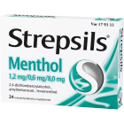 STREPSILS MENTHOL 1,2/0,6/8 mg 24  imeskelytablettia