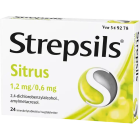 STREPSILS SITRUS 1,2/0,6 mg 24  imeskelytablettia