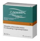 ZADITEN 0,25 mg/ml 20x0,4 ml silmätipat, liuos, kerta-annospakkaus