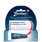 ZOVIDUO 50/10 mg/g 2 g emuls voide
